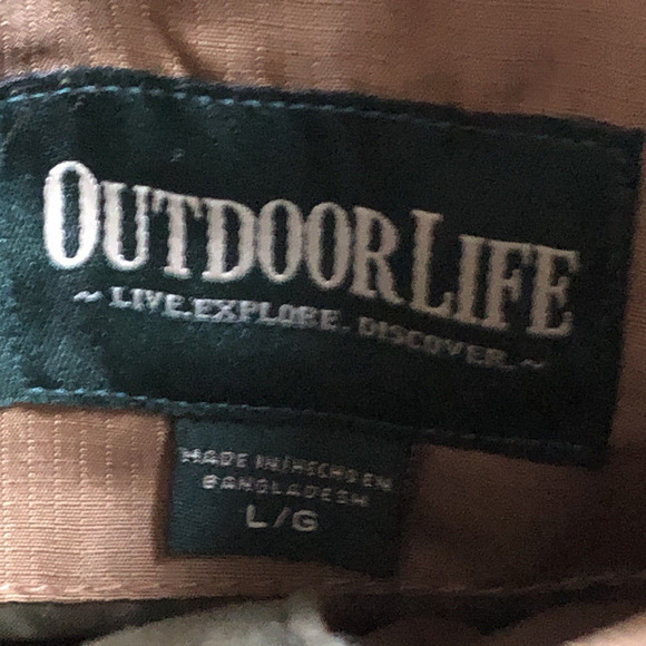 Outdoor Life‎ Vest Mens Size Large Brown Green Full Zip Hunting Fishing Pockets - Picture 6 of 12